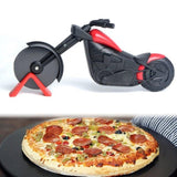 1Pc Motorcycle Stainless Steel Pizza Knife Pizza Wheel Cutter Motorbike Roller Chopper Slicer Peel Knives Kitchen Tools