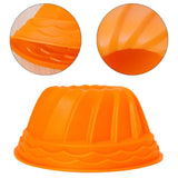 Pumpkin  shaped Swirl Bundt Ring Cake Bread Pastry Silicone Mold Pan Tray Mould New Useful