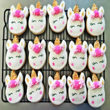 KENIAO Unicorn Face Cookie Cutter for Kids Birthday Party Cutters - Biscuit / Fondant / Pastry / Bread Cutter - Stainless Steel