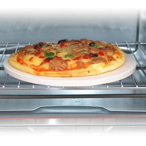 10" Kitchen Pizza Stone Baking Oven  Bread Tray For Indoor Oven Outdoor BBQ Grill