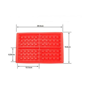 Diniwell Non-stick Silicone Waffle Mold Kitchen Bakeware Cake Mould Makers For Oven High-temperature Baking Set