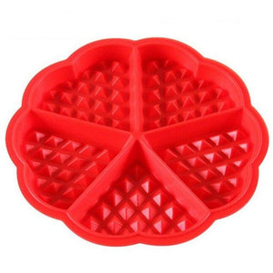 2018 hot sale Kitchen high quality Silicone Mini Round Waffles Pan Cake Baking Mould Mold Waffle Tray Hot Sell Outils de cuisson