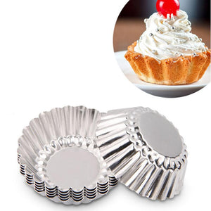 10pcs New 7cm Muffin Cupcake Silicone Cups Round For Muffin Cupcake DIY Baking Fondant Muffin Cake Cups Molds P15